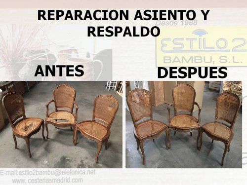 REPARACION ASIENTO Y RESPALDO